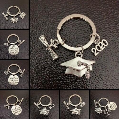 Motivational graduate gift keychain gift son and daughter gift keychain school teacher gift jewelry diy handmade keychain