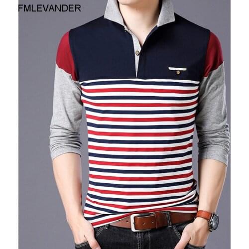 2019 Spring New Design Plus Size 5XL tee shirt homme Casual Shirt Male T Shirt Full Sleeve Polos Shirt Men