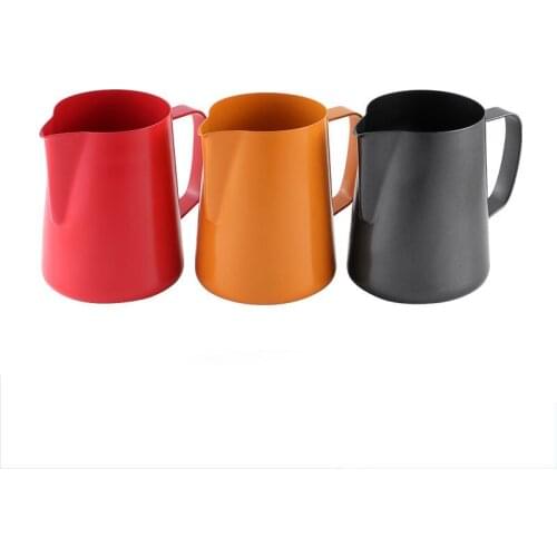 Stainless Steel Garland Cup CoffeeHandle Ear Cup Solid Color High Capacity Simplicity Coffee Milk for Coffee Shop Milk Tea Shop