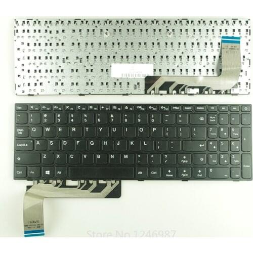 New US Keyboard No Backlit for Lenovo IdeaPad 110-15ISK 110-15IKB 110-17ISK 110-17ACL 110-17IKB Laptop Keyboard