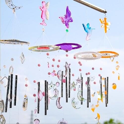 New Silicone Mould Dried Flower Resin Decorative DIY Star moon butterfly bird dragonfly wind chime epoxy resin molds for jewelry