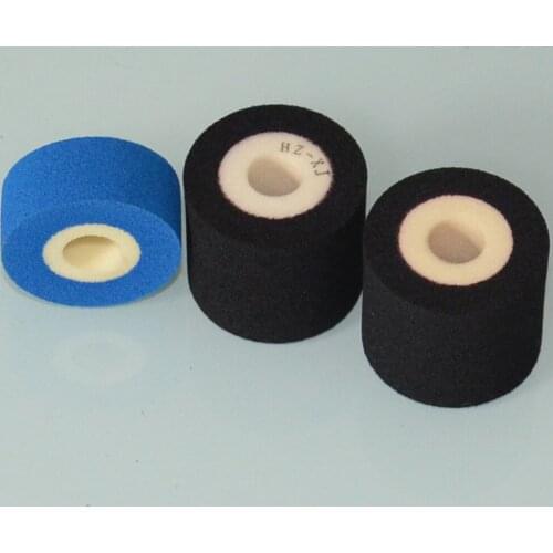 Black Diameter 36mm Height 32mm lot number coding machine solider ink roll for HZ 100 coding machine