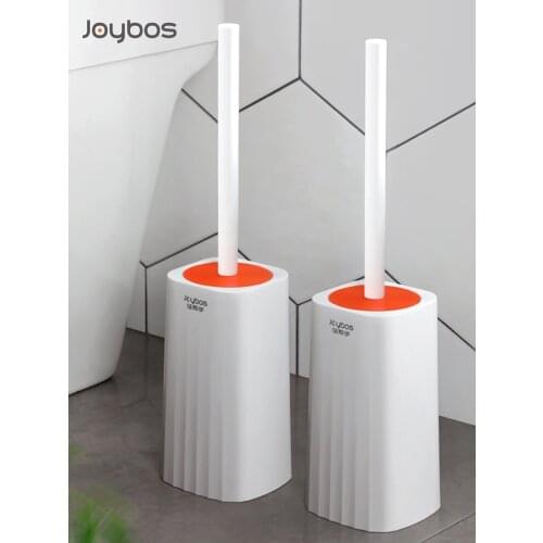 Joybos Toilet Brush with Holder Floor-Standing Closestool Corner Cleaning Soft Bristles for Home Bathroom WC Accessories JX68
