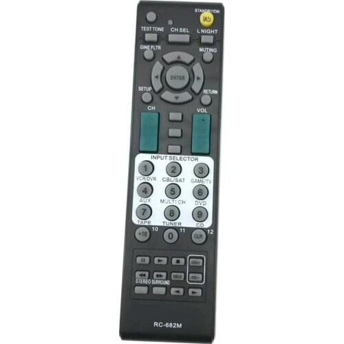 Replacement Remote Control for Onkyo RC-682M A/V Receiver TX-SA605 TX-SR605 TX-SA8560 TX-SA605 Replaced RC-681M