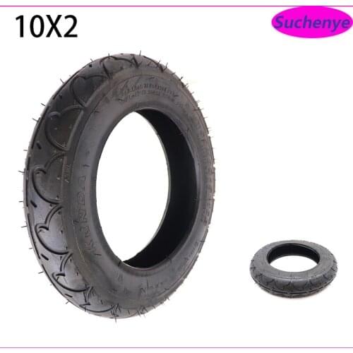 10 inch 10x2 50-100-6 Outer Tyre Thickened Pneumatic Tire for Self Smart Balancing Electric Scooter