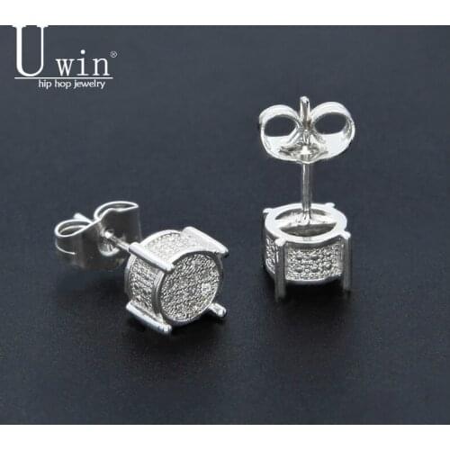 Женские серебрянные серьги UWIN China At AliExpress