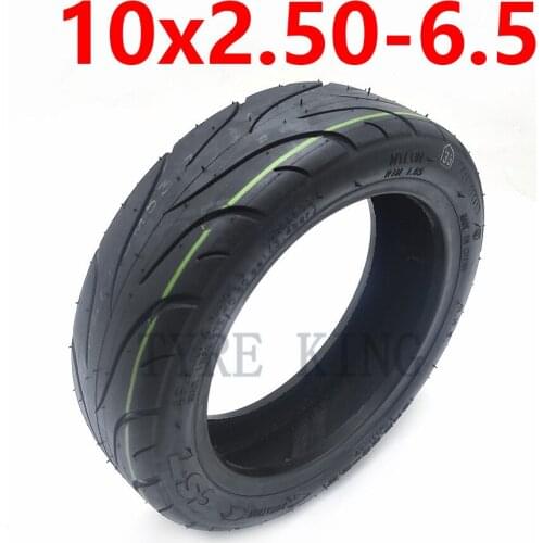 High Quality 10x2.50-6.5 Tubeless Tyre 10 Inch Vacuum Wheel Tire for Electric Scooter Accessories