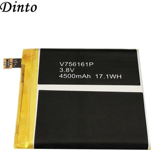 Dinto 4500mAh High Quality Original Replacement Battery for Blackview BV6000 BV6000S V756161P Li-po Smart Phone Batteries