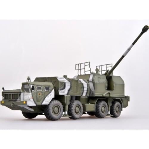 1/72 Die-casting Car Model Russia A-222 Coast Shore Artillery System Transport Vehicle High-end Collection Of Adult Military Toy
