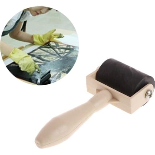 3.5cm Heavy Duty Hard Rubber Roller Printing Screen Plastic Frame Craft Tool Dropshipping