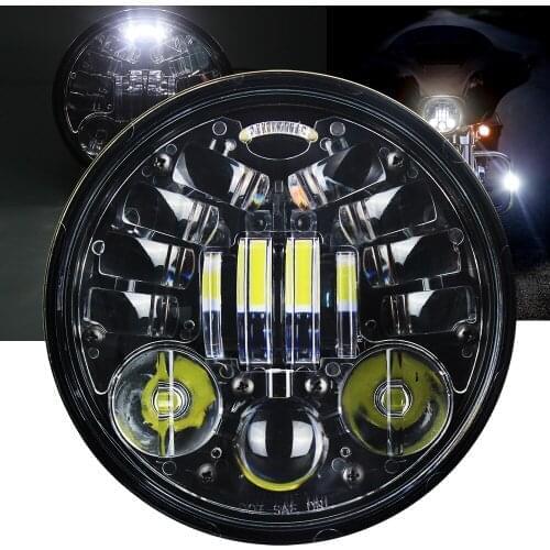 5.75 inch led headlight High/Low beam DRL with turn signal light for Triumph Dyna Street Bob Honda Motorcycle Accessories