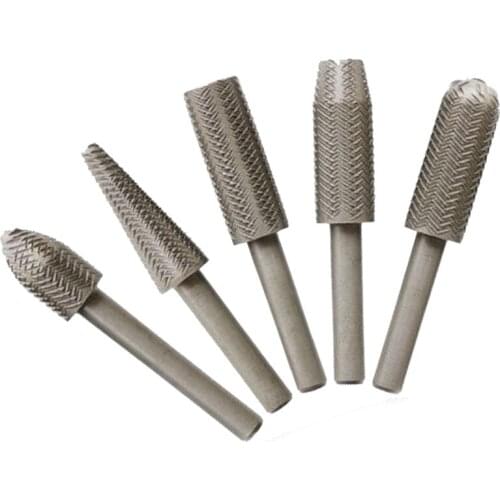 6mm Metal Drawing Tungsten Carbide Milling Cutter Rotary Tool Burr CNC Engraving Abrasive Tools Metalworking Milling Polishing