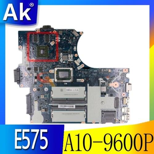 Akemy FRU 01HW713 CE575 NM-A871 For lenovo ThinkPad E575 15.6 inch laptop motherboard AMD A10-9600P DDR4 Radeon R5 M430