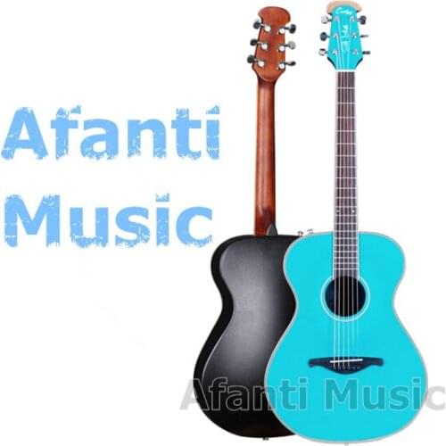 Afanti Music Super Roundback/ Carbon Fiber Back & Side 40 inch Acoustic guitar (ANT-237)