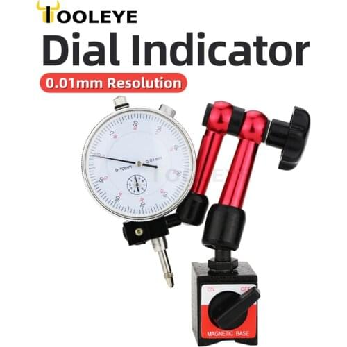 Dial Indicator Magnetic Holder Dial Gauge Magnetic Stand Base Micrometer Measuring Tool Hour Type Indicator Measurement Tools
