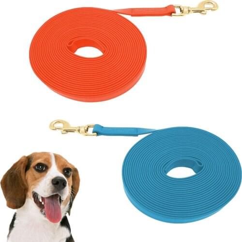 Long short Waterproof dog leash PVC pet Leashes durable Easy to clean dog Traction rope Lead For Small Medium Large big Dogs