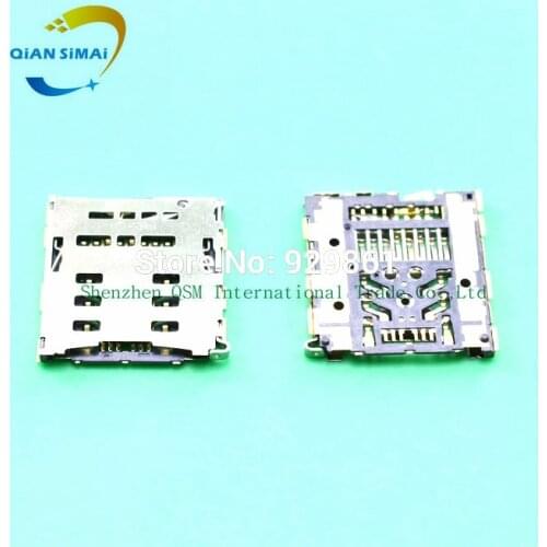 QiAN SiMAi New SIM Card SD TF Card Socket Holder Tray Repair Parts For Huawei Ascend P8 Lite GRA-UL00 CL00 TL00 Phone Charging