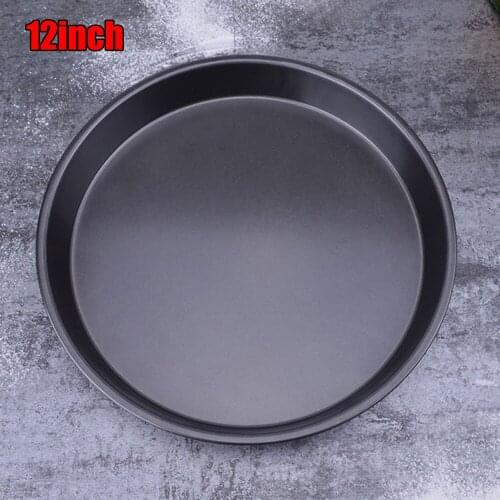 Tool Pizza Pan Cooking 9/10/11/12inch Dish Non-stick Tray Baking Kitchen