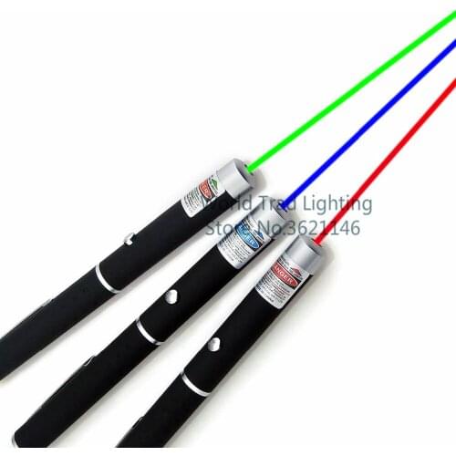 Red Green Blue Purple Laser Pointer 5mw High Power LED Torch Light Powerful Pen Flashlight Lazer Point for Teaching Playing sale