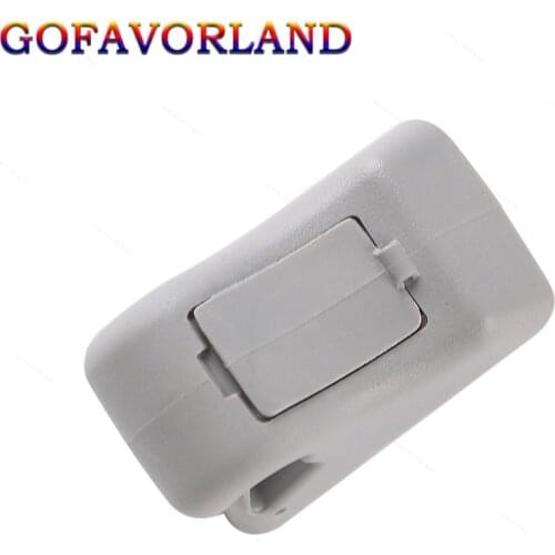 MR779704 Car Sun Visor Hook Clip Bracket Gray For Mitsubishi Pajero Montero MK3 2000-2006 V73 V77 V93 V97
