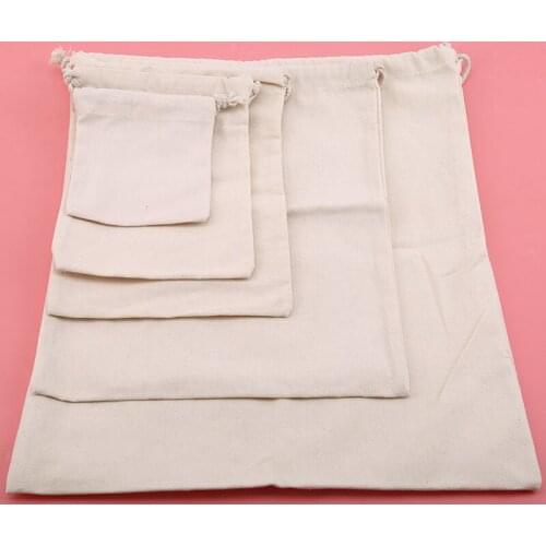 Discount Price Natural Resuable Jute Linen Drawstring Pouch Packaging Gift Bag Logo Printed Jewelry Christmas Bag