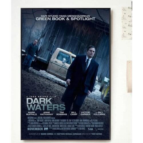 NP042 Dark Waters Movie 3 Classic Film Fashion Trend Beautiful home Art Decor Silk Poster Wall Sticker Deco Gift