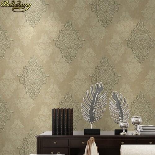 Beibehang European retro deer skin Bedroom wallpaper for walls 3 d Living Room TV Background 3D Wall paper roll for living room