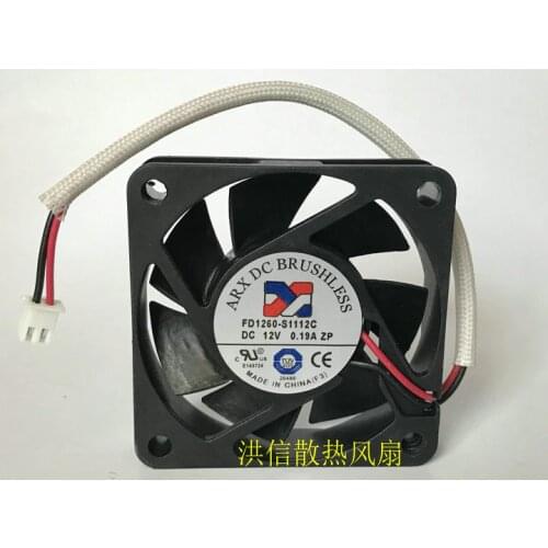 Original 6015 fd1260-s1112c DC12V 0.19a 60 * 15mm cooling fan