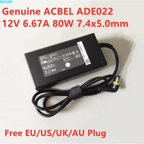 Genuine ACBEL ADE022 12V 6.67A 80W 7.4x5.0mm AC Adapter For PHILIPS 80W DreamStation Power Supply Charger