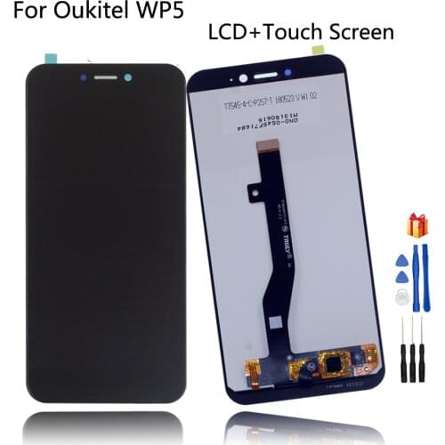 Original For Oukitel WP5 LCD Display Touch Screen Digitizer Assembly For Oukitel WP5 Screen LCD Display Free Tools