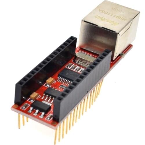 1PCS ENC28J60 Ethernet Shield V1.0 for arduino compatible Nano 3.0 RJ45 Webserver Module