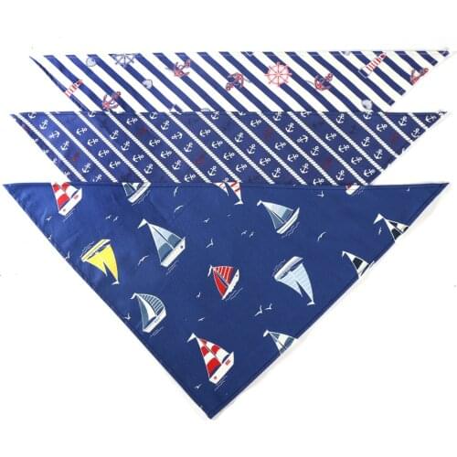 Dog Scarf Fox flamingo Dog Bandana Plaid Grid Fox Rabbit Pattern Dog Scarf Bow Tie Large Dog Accessories