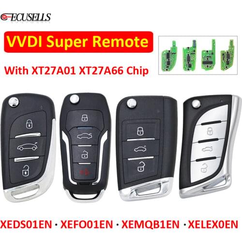 Xhorse VVDI Super Remote with XT27 Chip for VVDI2 / VVDI MINI Key Tool / VVDI Key Tool Max XEDS01EN XEMQB1EN XEFO01EN XELEX0EN