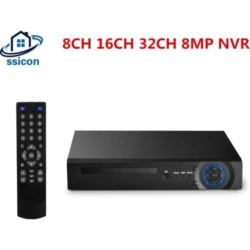 8CH 16CH 32CH 4K NVR H.265 HDMI VGA Video Output 8MP IP Camera Video Recorder For Security CCTV Camera System