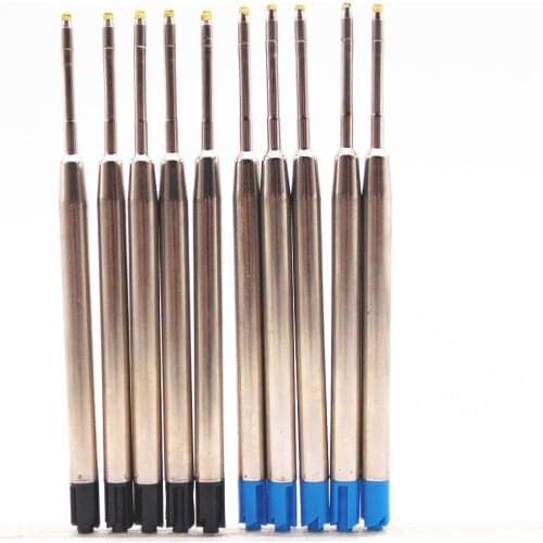 Factory outlets 10pcs Blue and black Refills ink Medium Nib Ballpoint Pen New
