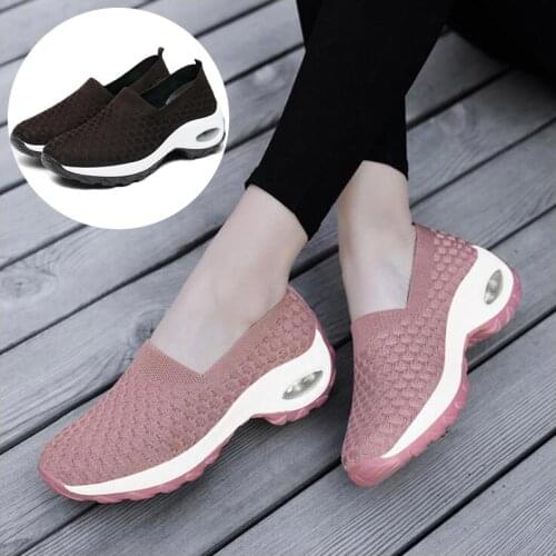 2020 New Platform Ladies Sneakers Breathable Women Casual Shoes Woman Fashion Height Sport Shoes Size 35-42 Tenis Feminino