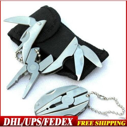 200Pcs/Lot T01 Multi-tool Pliers Mini Multipurpose Folded Pliers Scarab Tortoise Pliers