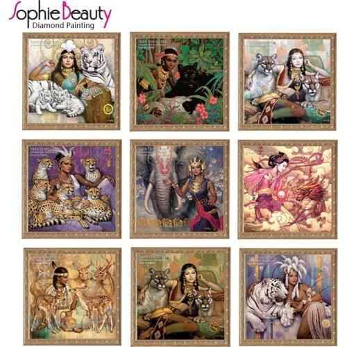 2018 Real Limited Diy Diamond Painting Cross Stitch Beauty With Beast Embroidery For Square Diamonds Mosaic Of Rhinestones