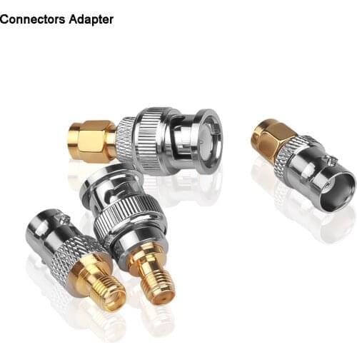 BNC Male To Female SMA Connectors Type Male Female RF Connector Adapter Test Converter Kit Set