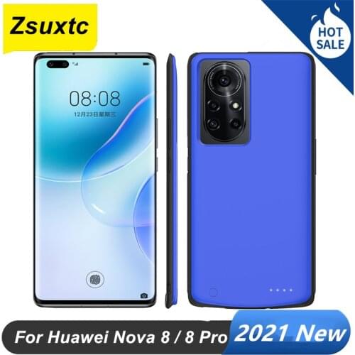 For Huawei Nova 8 Battery Case Nova 8 Pro 6800 Mah Fashion Battery Charger Case Power Bank For Huawei Nova 8 Pro Battery Case