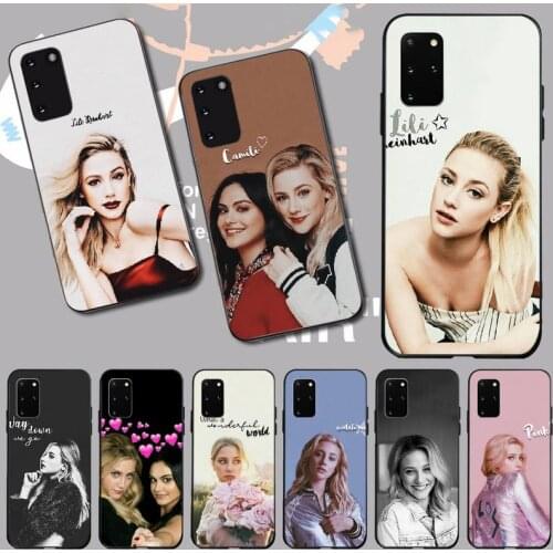 PENGHUWAN Lili Reinhart Riverdale Newly Arrived Black Cell Phone Case for Samsung S20 plus Ultra S6 S7 edge S8 S9 plus S10 5G