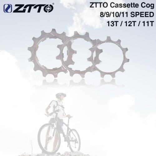 ZTTO Bicycle Parts MTB Road Bike Bicycle Cassette Cog 8 9 10 11 Speed 11T 12T 13T Freewheel Parts for ZTTO K7 Cassette 1pcs