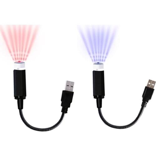 DHBH-USB Car Roof Star Projector Light LED Interior Lamp, Romantic Decoration Star Lights Night Atmosphere Light