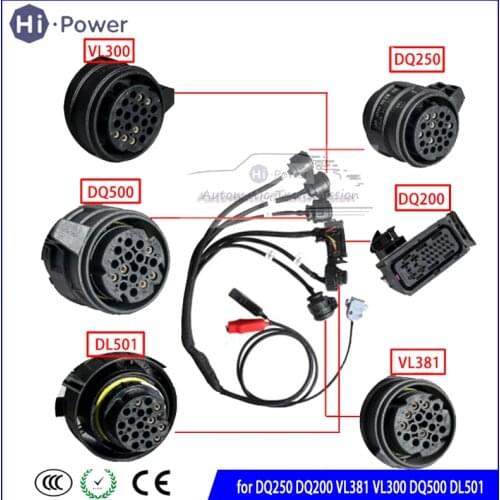 DQ250 DQ200 VL381 VL300 DQ500 DL501 Read And Write Work With KTM Flash For VAG for Audi Gearbox Adapter