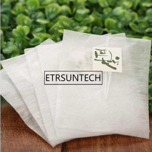 6000pcs Corn Fiber Tea Bags Pyramid Shape Heat Sealing Filter Teabags PLA Biodegraded Tea Filters 5.8*7cm