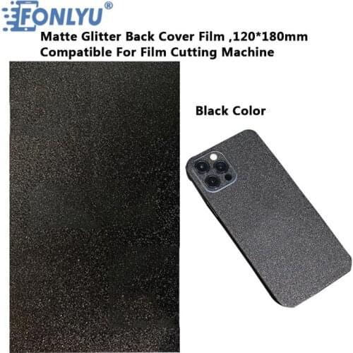 FONLYU Matte Glitter Film Back Cover For iphone 12 Skin Film Cutting Machine Cutting Plotter Smartphone Repair Tools 50pcs
