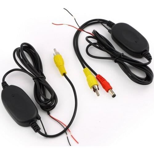 2018 New 2.4 Ghz Wireless Video Transmitter Receiver Kit For Car Monitor To Connect The Car Rear View Camera Reverse Backup