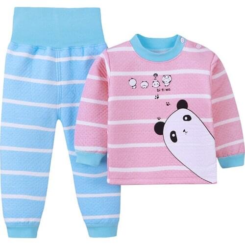ZWY1330 Spring Autumn Baby Girls Clothing Set Children Cartoon T Shirt Pants 2Pcs Toddler Fashion Costume Kids Tracksuits