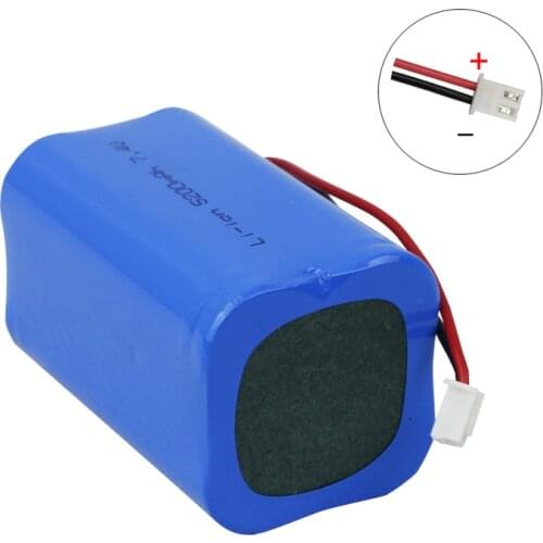 7.4V 5200mah lipo battery pack 18650 7.4V battery XH2.54 Plug with protection board for RC Toy Electric toys security facilities
