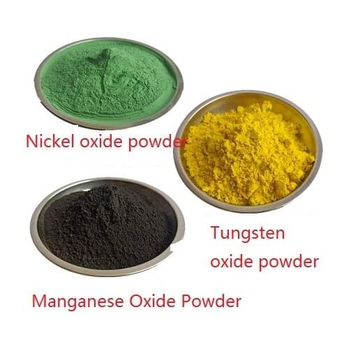 Metal nickel oxide powder Nickel oxide powder Tungsten oxide powder WO3 Manganese oxide powder MnO2 oxide powder